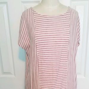 Madewell Stripe Button-Back Dress